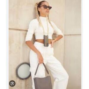 Bandolier Sloane grey convertible crossbody bag crossbody strap wristlet & more